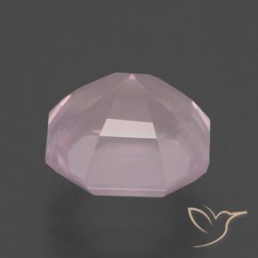 Rose Quartz Gemstone in 10 x 10 mm (calibrated) Size for Sale, Rose Quartz Stone in Very Light Rose Pink Color