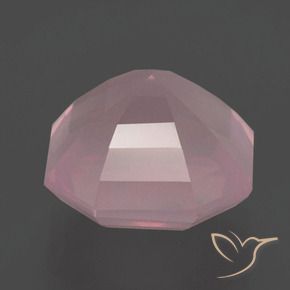 Rose Quartz Gemstone in 13 x 13 mm (calibrated) Size for Sale, Rose Quartz Stone in Medium Pink Color