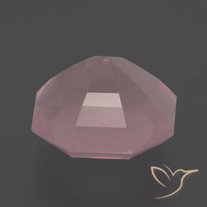Rose Quartz Gemstone in 14 x 14 mm (calibrated) Size for Sale, Rose Quartz Stone in Medium Rose Pink Color
