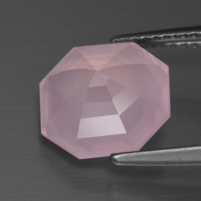 Rose Quartz Gemstone in 10.3 x 10.1 mm Size for Sale, Rose Quartz Stone in Rose Pink Color