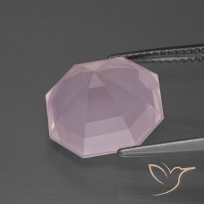 Rose Quartz Gemstone in 13 x 13 mm (calibrated) Size for Sale, Rose Quartz Stone in Bubblegum Pink Color