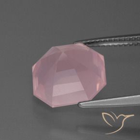 Rose Quartz Gemstone in 12 x 12 mm (calibrated) Size for Sale, Rose Quartz Stone in Rose Pink Color