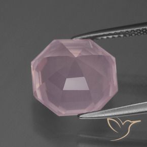 Rose Quartz Gemstone in 12 x 12 mm (calibrated) Size for Sale, Rose Quartz Stone in Rose Pink Color