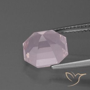 Rose Quartz Gemstone in 10 x 10 mm (calibrated) Size for Sale, Rose Quartz Stone in Light Rose Pink Color