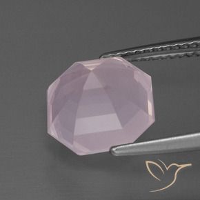 Rose Quartz Gemstone in 10 x 10 mm (calibrated) Size for Sale, Rose Quartz Stone in Light Pink Color