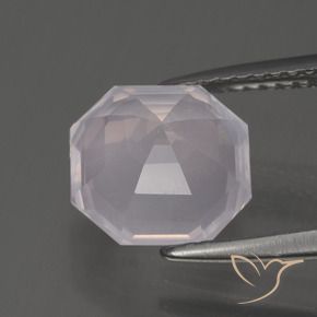 Rose Quartz Gemstone in 9 x 9 mm (calibrated) Size for Sale, Rose Quartz Stone in Very Light Pink Color