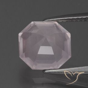 Rose Quartz Gemstone in 10 x 10 mm (calibrated) Size for Sale, Rose Quartz Stone in Very Light Rose Pink Color