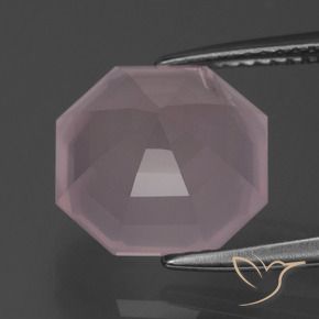 Rose Quartz Gemstone in 11 x 11 mm (calibrated) Size for Sale, Rose Quartz Stone in Light Pink Color