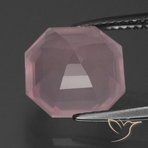 Rose Quartz Gemstone in 11 x 11 mm (calibrated) Size for Sale, Rose Quartz Stone in Medium Rose Pink Color
