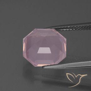 Rose Quartz Gemstone in 11 x 11 mm (calibrated) Size for Sale, Rose Quartz Stone in Rose Pink Color
