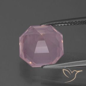 Rose Quartz Gemstone in 11 x 11 mm (calibrated) Size for Sale, Rose Quartz Stone in Rose Pink Color