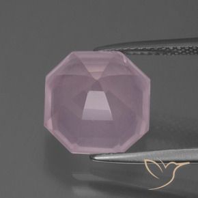 Rose Quartz Gemstone in 11.5 x 11.4 mm Size for Sale, Rose Quartz Stone in Bubblegum Pink Color