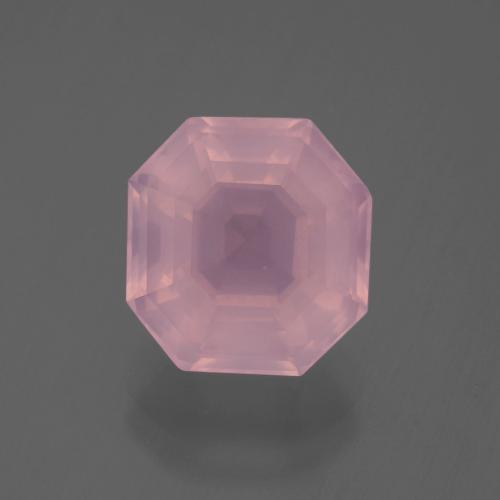 tiefrosa Rosenquarz Edelstein - 6.1ct Asscher Schliff (ID: 393623)