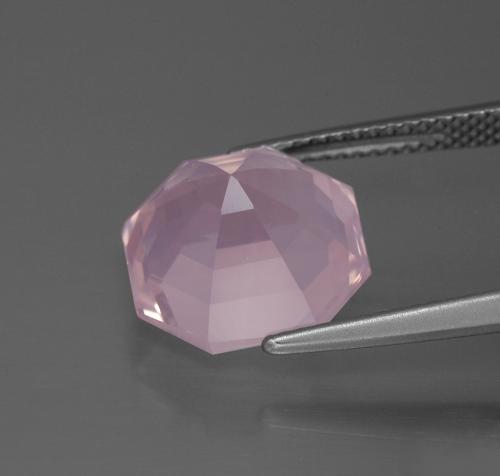 Rose Quartz Gemstone in 12 x 12 mm (calibrated) Size for Sale, Rose Quartz Stone in Light Pink Color