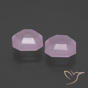 Rose Quartz Gemstones in 8.6 x 8.5 mm Size for Sale, Rose Quartz Stones in Light Pink Color