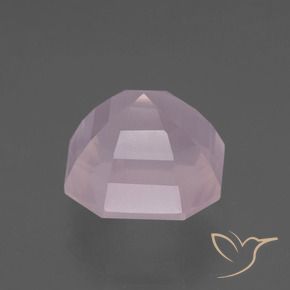 Rose Quartz Gemstone in 12 x 12 mm (calibrated) Size for Sale, Rose Quartz Stone in Bubblegum Pink Color