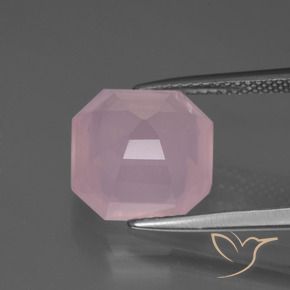 Rose Quartz Gemstone in 11 x 11 mm (calibrated) Size for Sale, Rose Quartz Stone in Rose Pink Color