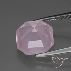 Rose Quartz Gemstone in 12 x 12 mm (calibrated) Size for Sale, Rose Quartz Stone in Bubblegum Pink Color