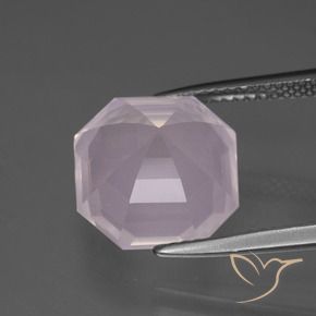 Rose Quartz Gemstone in 12 x 12 mm (calibrated) Size for Sale, Rose Quartz Stone in Bubblegum Pink Color