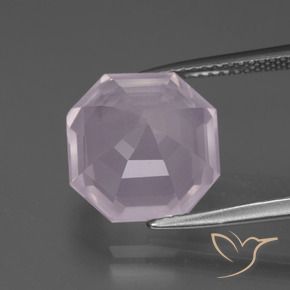 Rose Quartz Gemstone in 12 x 12 mm (calibrated) Size for Sale, Rose Quartz Stone in Bubblegum Pink Color