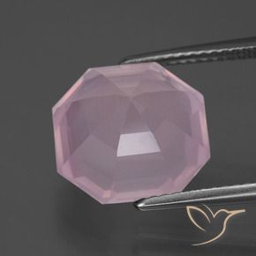 Rose Quartz Gemstone in 12 x 12 mm (calibrated) Size for Sale, Rose Quartz Stone in Rose Pink Color