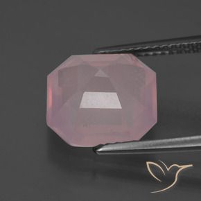 Rose Quartz Gemstone in 11 x 11 mm (calibrated) Size for Sale, Rose Quartz Stone in Rose Pink Color