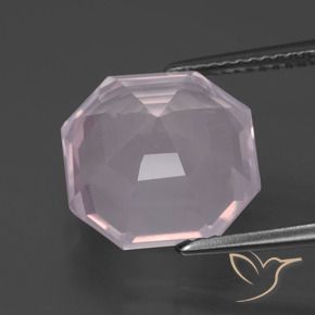 Rose Quartz Gemstone in 12 x 12 mm (calibrated) Size for Sale, Rose Quartz Stone in Bubblegum Pink Color