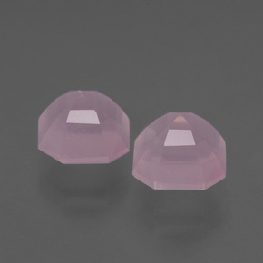Rose Quartz Gemstones in 7.6 x 7.6 mm Size for Sale, Rose Quartz Stones in Rose Pink Color
