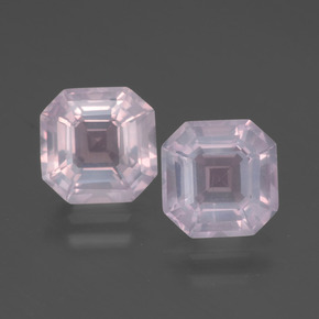 Bubblegum Pink Розовый Кварц Камень - 2.1ct Огранка Ашер (ID: 394444)