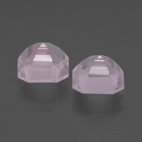 Rose Quartz Gemstones in 7.9 x 7.9 mm Size for Sale, Rose Quartz Stones in Bubblegum Pink Color