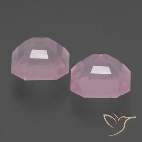 Rose Quartz Gemstones in 10 x 10 mm (calibrated) Size for Sale, Rose Quartz Stones in Medium Pink Color