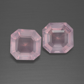2.3ct Asscher Cut Pink Rose Quartz Gem for sale 2.3ct Asscher Cut Pink Rose Quartz Gem (ID: 394574)