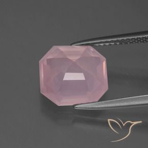 Rose Quartz Gemstone in 10.4 x 10.2 mm Size for Sale, Rose Quartz Stone in Medium Pink Color