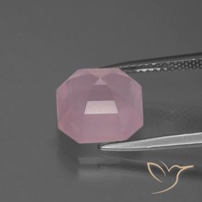 Rose Quartz Gemstone in 10 x 10 mm (calibrated) Size for Sale, Rose Quartz Stone in Medium Pink Color