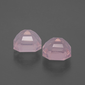 Rose Quartz Gemstones in 9.1 x 9 mm Size for Sale, Rose Quartz Stones in Medium Pink Color