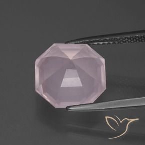 Rose Quartz Gemstone in 11 x 11 mm (calibrated) Size for Sale, Rose Quartz Stone in Bubblegum Pink Color