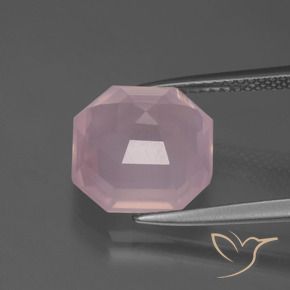 Rose Quartz Gemstone in 11 x 11 mm (calibrated) Size for Sale, Rose Quartz Stone in Vivid Pink Color