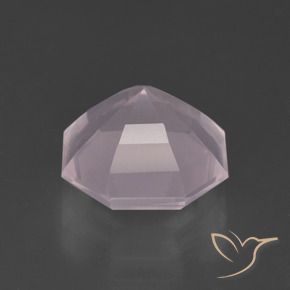 Rose Quartz Gemstone in 10.4 x 10.4 mm Size for Sale, Rose Quartz Stone in Light Rose Pink Color