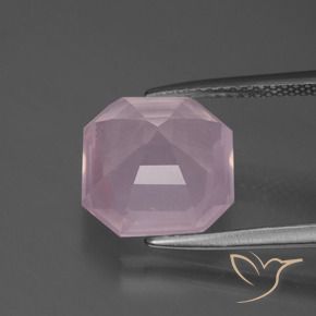 Rose Quartz Gemstone in 11 x 11 mm (calibrated) Size for Sale, Rose Quartz Stone in Bubblegum Pink Color