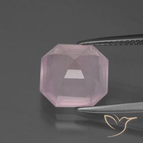 Rose Quartz Gemstone in 11 x 11 mm (calibrated) Size for Sale, Rose Quartz Stone in Rose Pink Color