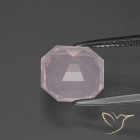 Rose Quartz Gemstone in 10 x 10 mm (calibrated) Size for Sale, Rose Quartz Stone in Very Light Pink Color