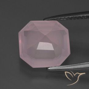 Rose Quartz Gemstone in 11 x 11 mm (calibrated) Size for Sale, Rose Quartz Stone in Rose Pink Color