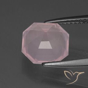 Rose Quartz Gemstone in 9 x 9 mm (calibrated) Size for Sale, Rose Quartz Stone in Medium Pink Color