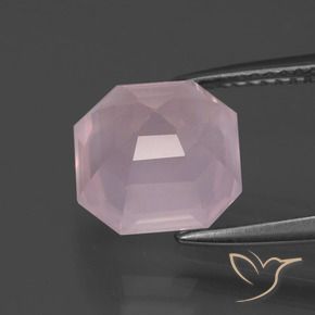 Rose Quartz Gemstone in 9 x 9 mm (calibrated) Size for Sale, Rose Quartz Stone in Bubblegum Pink Color
