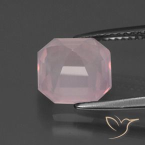 Rose Quartz Gemstone in 9 x 9 mm (calibrated) Size for Sale, Rose Quartz Stone in Rose Pink Color