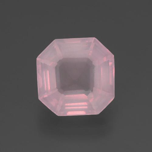 Оттенки розового Розовый Кварц Камень - 2.9ct Огранка Ашер (ID: 395074)