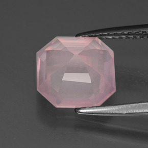 Rose Quartz Gemstone in 9 x 9 mm (calibrated) Size for Sale, Rose Quartz Stone in Rose Pink Color