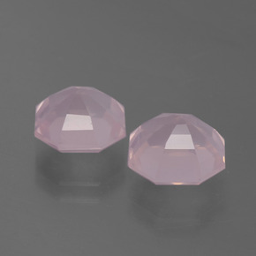 Rose Quartz Gemstones in 8.9 x 8.6 mm Size for Sale, Rose Quartz Stones in Pink Color