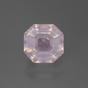 3.3ct Asscher Cut Pink Rose Quartz Gem for sale 3.3ct Asscher Cut Pink Rose Quartz Gem (ID: 395140)