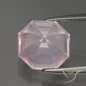 Rose Quartz Gemstone in 10 x 10 mm (calibrated) Size for Sale, Rose Quartz Stone in Light Rose Pink Color